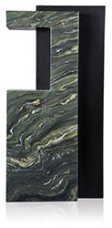 Grabdenkmal 9909* Van Gogh und Super Black Werkstein Serie