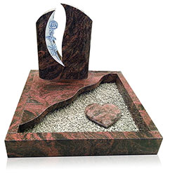 Grabanlage 4523 Aurindi mit Grabdenkmal 9087 und Ornament A3051